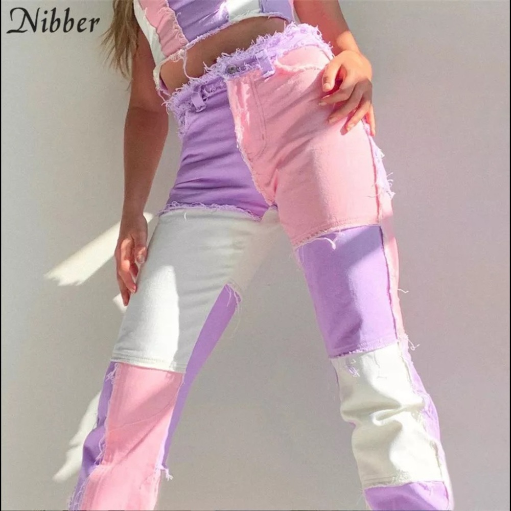 Punk Style High Waist Pants